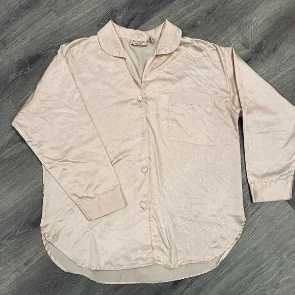 Vintage Victoria’s Secret Gold label 2 piece pajama set - Picture 2 of 12